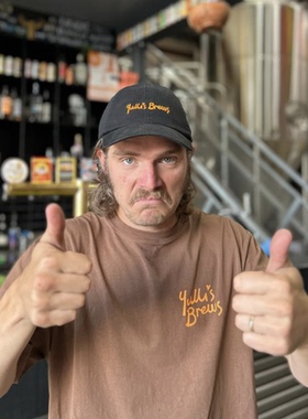 Yulli's Brews澳潮复古水洗老爹帽oldschool 软顶棒球帽滑板冲浪