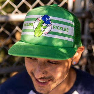 League Trucker Pickles Hat联名黄瓜货车帽 Portland Official