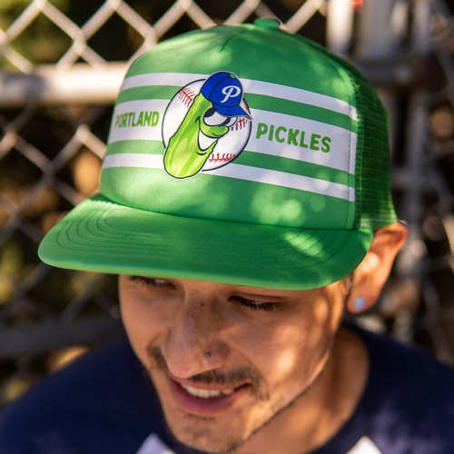 Official League x Portland Pickles Trucker Hat联名黄瓜货车帽