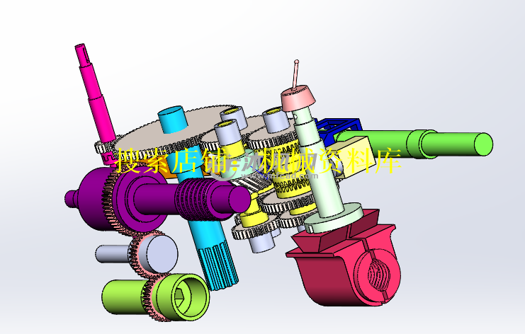 ca6140车床溜板箱模型3d图纸solidworks设计模型参考资料【80】