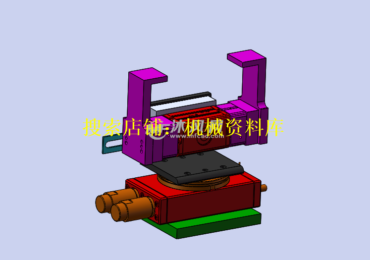 小型旋转气缸抓取夹持机构设计3d图纸档sw模型设计参考资料【34】
