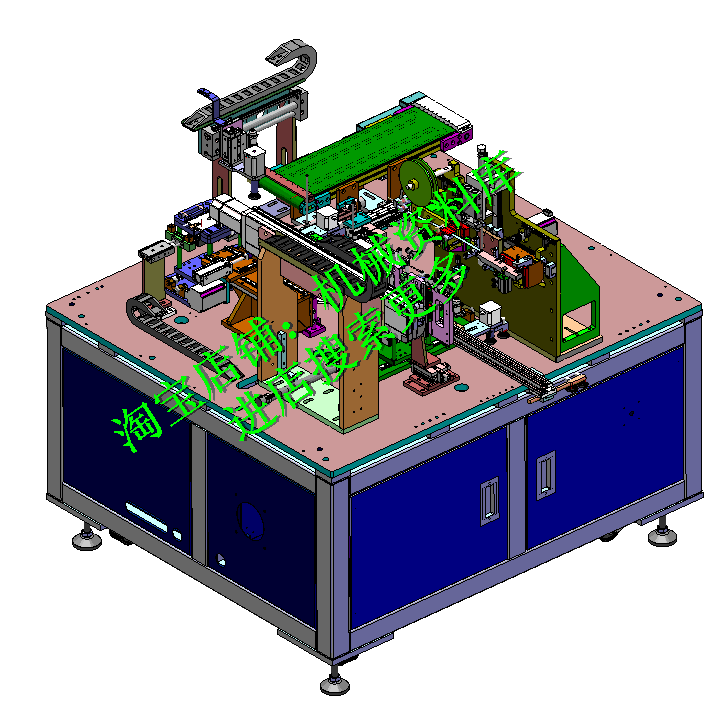 撕电芯撕保护膜贴高温胶纸机3d图纸档sw三维模型自动撕膜【918】