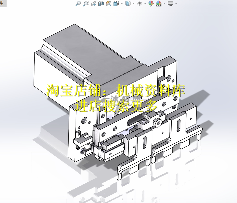 电机快速往复往返拨料送料机构sw3d图纸档设计三维【957】