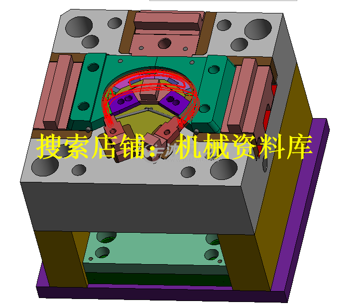 头戴式耳机u形头箍模具3d图纸档设计参考资料【18】