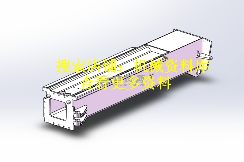 280旋挖钻桅杆上节模型3D图纸SolidWorks格式【210】
