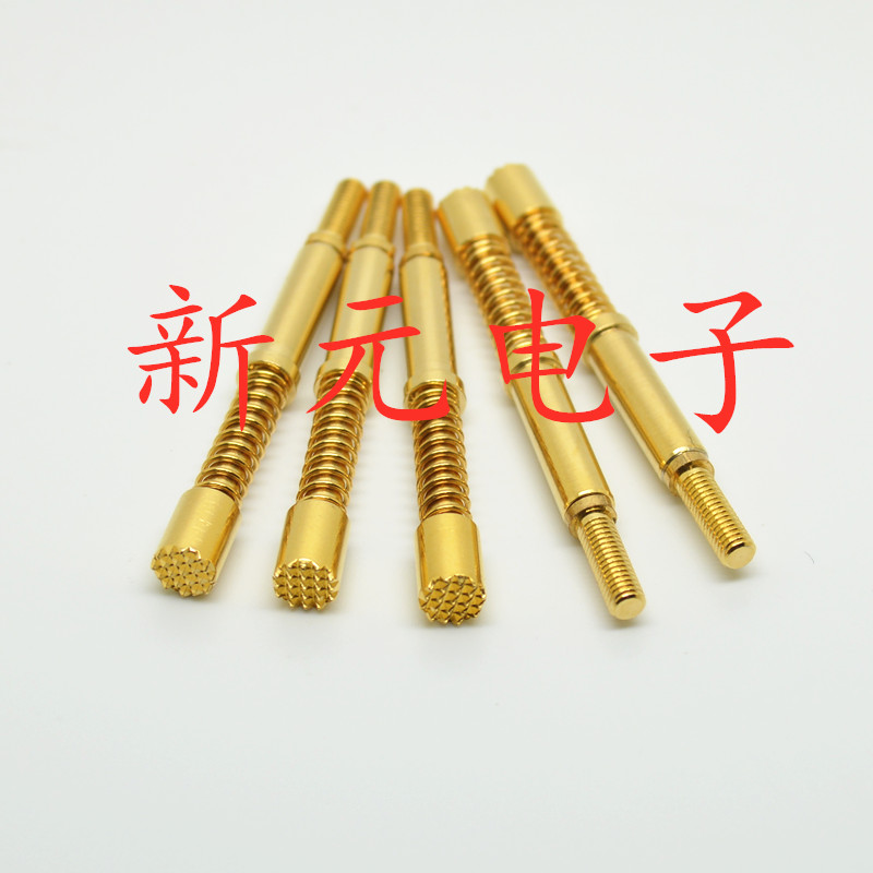 大电流探针420*4820H细齿梅花头 15安电流测试针M3螺纹 弹簧顶针