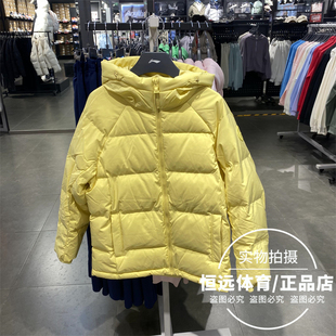 李宁女子潮流羽绒服2024秋季新款防泼水鸭绒舒适短羽绒服 AYMU108