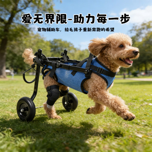 老年残疾瘫痪狗狗康复助力车