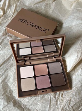 HERORANGE六色眼影综合盘