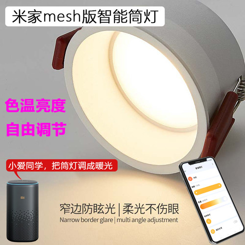 智能防眩调光色筒灯嵌入式