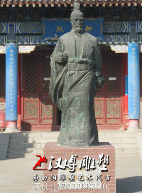 古代名医校园步行街人物雕塑定制