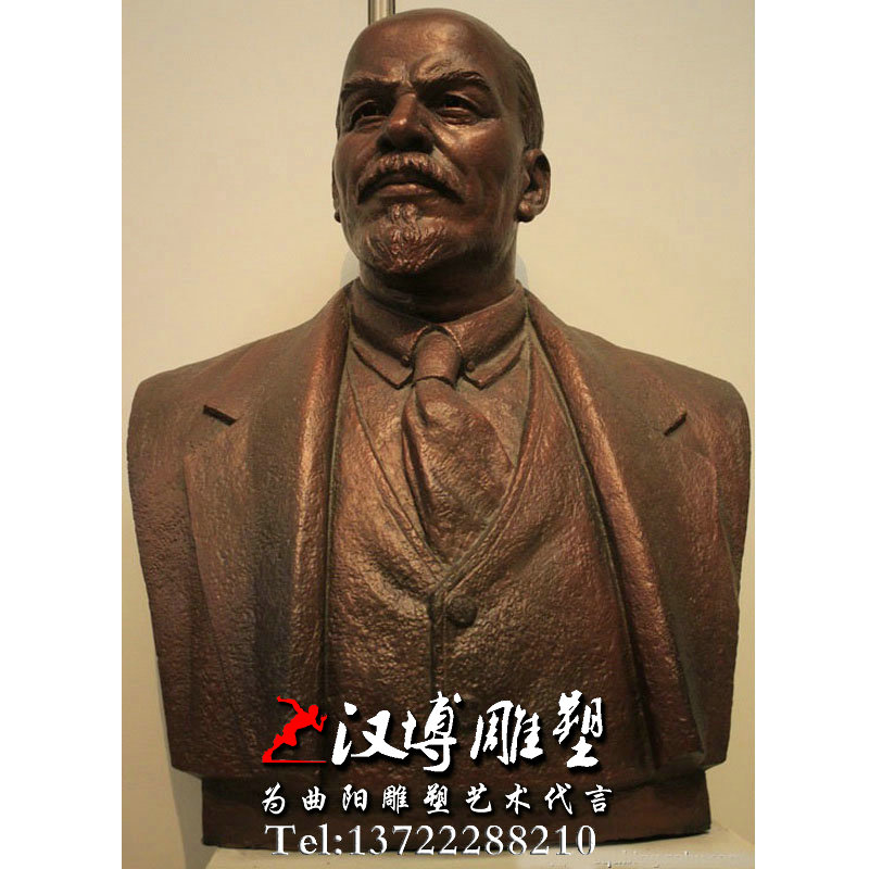著名马克思主义者列宁人物雕像校园文化纪念馆景观雕塑玻璃钢雕塑