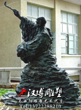 古代商业街玻璃钢景观雕塑定制