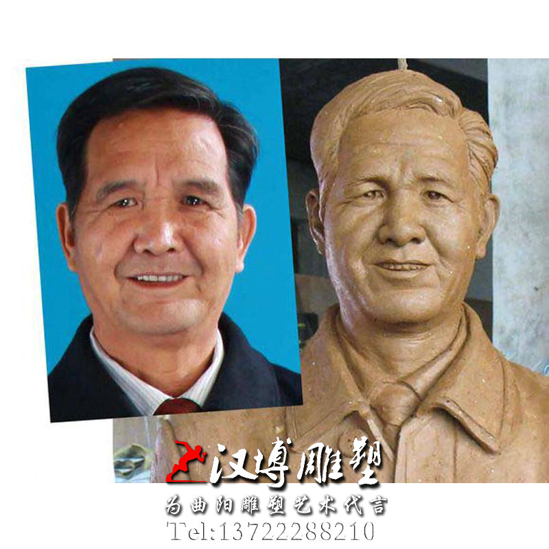 中老年肖像仿真玻璃钢定做铸铜图片