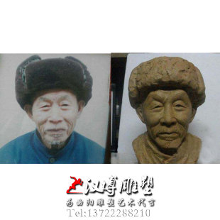肖像雕塑真人肖像雕塑老人头像雕塑玻璃钢铸铜雕塑名人雕像定做