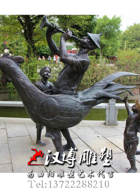 民俗文化户外公园景观人物雕塑