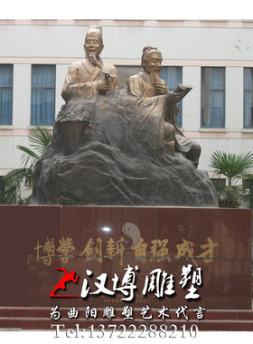 大型古代名医校园文化风人物雕塑
