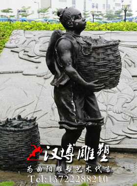 玻璃钢古代户外景观雕塑定制