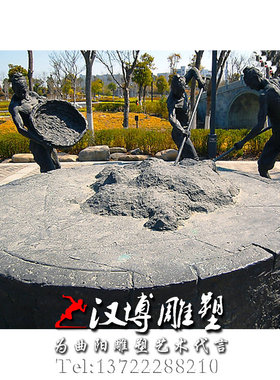 民俗文化情景户外人物雕塑