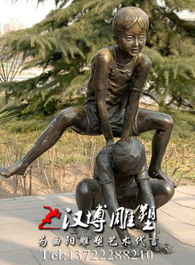 玻璃钢小区景观人物雕塑