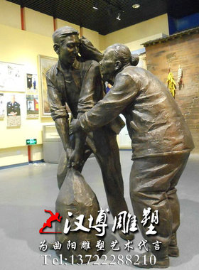 玻璃钢户外博物馆景观主题雕塑