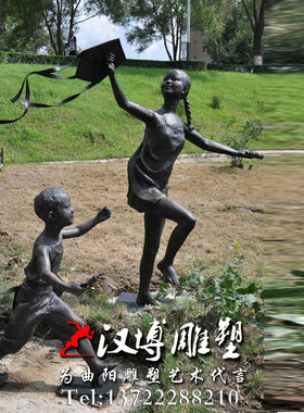 户外景观人物雕塑定制