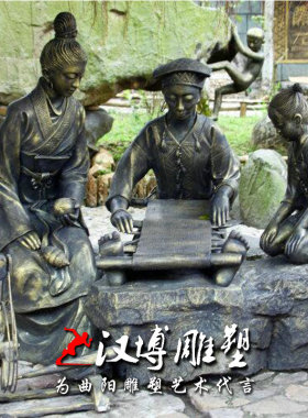 玻璃钢民俗传统文化雕像艺术品