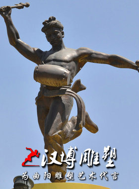 玻璃钢民俗公园景区人物雕塑定制