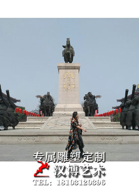 唐朝雕塑城市广场玻璃钢园林景观