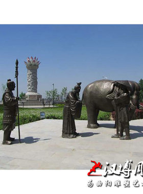 古代户外公园景观大型人物雕塑