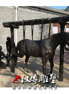 玻璃钢农村民俗文化雕塑园林景观