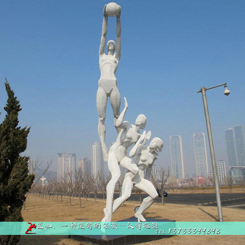 玻璃钢仿铜打篮球人物雕塑城市园铜雕像专业加工制作各种雕塑小品