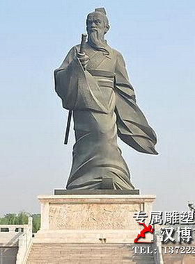 玻璃钢古代园林景观专业人物雕塑