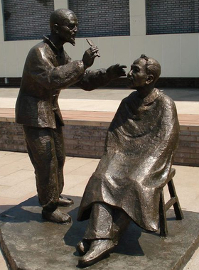 古代步行街定做人物雕塑