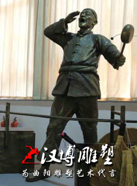 玻璃钢民俗商业街景观人物雕塑