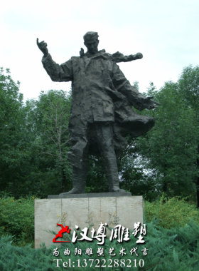 玻璃钢树脂校园文化风人物雕塑