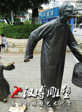 玻璃钢雕塑商业街公园景观小品