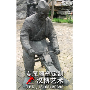 民俗民风雕塑玻璃钢雕塑制作铸铜材质雕塑制作城市景观小品雕塑