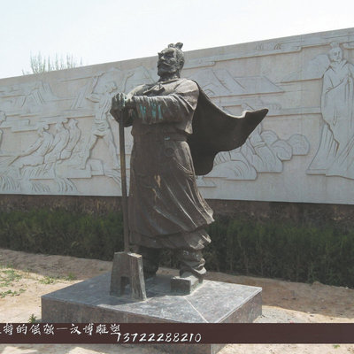 历史大将军户外公园景观人物雕塑