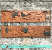 定制玻璃钢仿铜反腐倡廉浮雕主题雕塑广场景观雕塑铜雕塑工艺术品