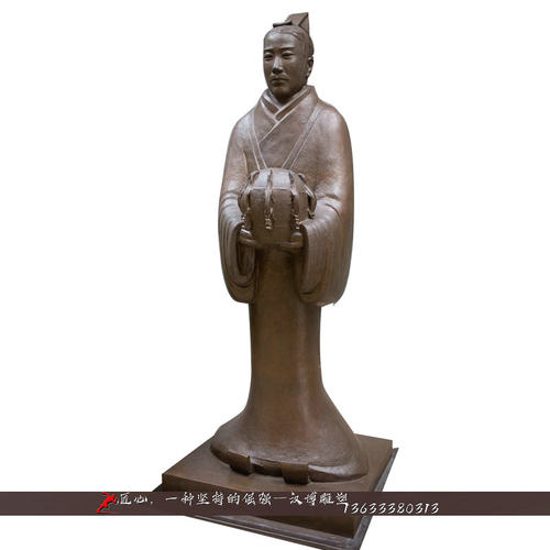玻璃钢雕塑古代发明家地动仪定制
