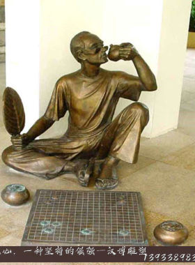 玻璃钢定做公园景观摆件人物雕塑