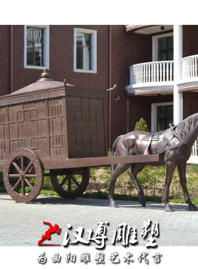 玻璃钢雕塑欧式风动物商业街仿铜