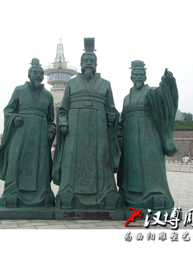 古代历史人物秦始皇雕塑艺术品