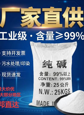 轻质纯碱粉面工业级碳酸钠国标99%布草洗涤清洗剂中和水质泡葛麻