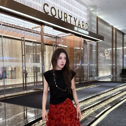 夏季后背蕾丝小飞袖T恤打底短袖