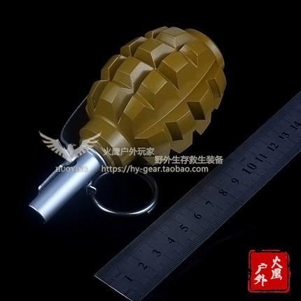 火鹰户外 F1纯模型道具教具 储物罐工艺品 (可弹出金属版)