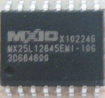 二手贴片拆机 MX25L12845EMI-10G SOP16封装 16闪存FLASH+