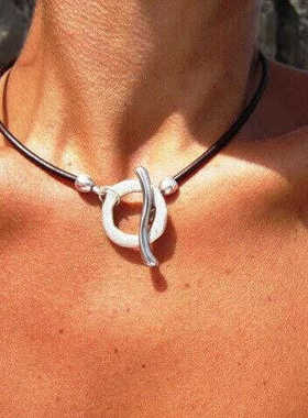 BKP曼谷公园「环环扣」波西米亚项链百搭假日复古vintage美拉德女