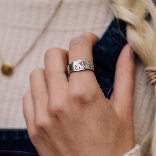 BKP曼谷公园「日落沙洲」复古戒指做旧ins手工民族新中式 男女指环